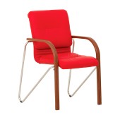 Кресло для посетителя SALSA ULTRA chrome RED