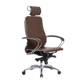 Кресло для руководителя K-2.04 коричневый