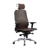 Кресло для руководителя K-3.04 коричневый