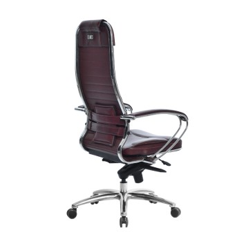 Кресло для руководителя KL-1.04 бордовый-3