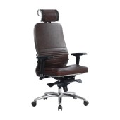 Кресло для руководителя KL-3.04 коричневый