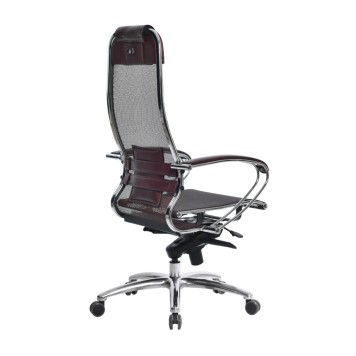 Кресло для руководителя S-1.04 бордовый-3