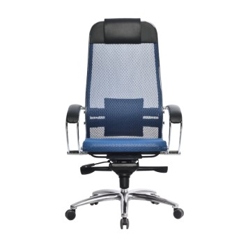 Кресло для руководителя S-1.04 синий-1