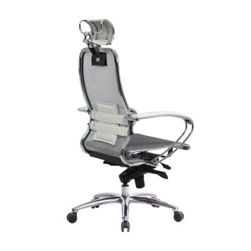 Кресло для руководителя S-2.04 белый-3