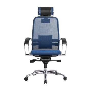 Кресло для руководителя S-2.04 синий-1