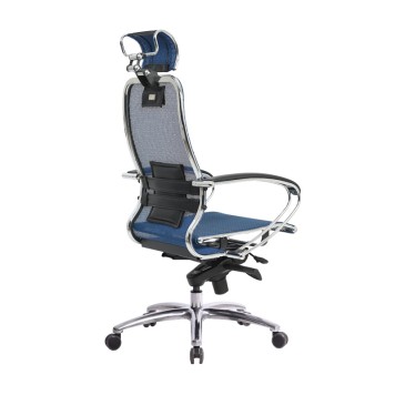 Кресло для руководителя S-2.04 синий-3