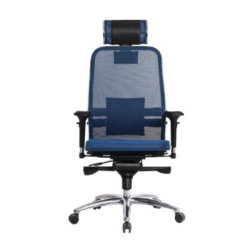 Кресло для руководителя S-3.04 синий-1