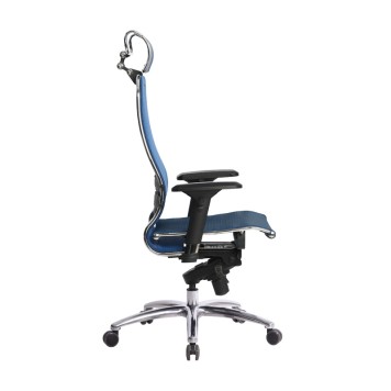 Кресло для руководителя S-3.04 синий-2