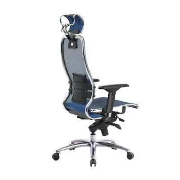 Кресло для руководителя S-3.04 синий-3