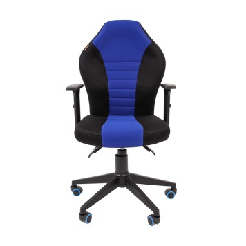Игровое кресло GAME 8 черный/синий-1