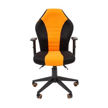 Игровое кресло GAME 8 черный/оранжевый-1